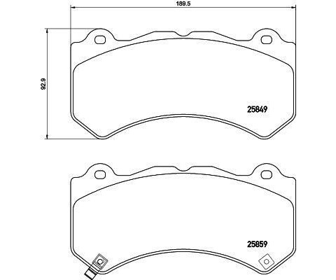 ÖN BALATA JEEP GRAND CHEROKEE IV 3.6 V6 4x4 10 3.6 VVT 4x4 16