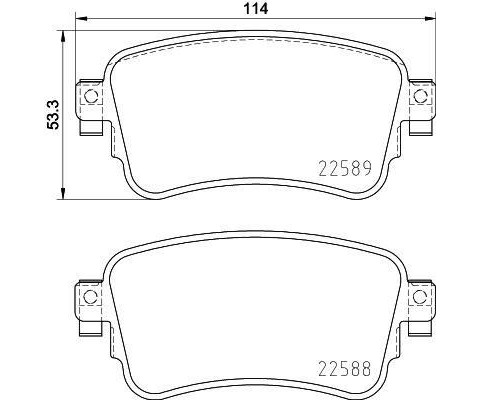 ARKA FREN BALATASI ZAFIRA LIFE 19 VIVARO C 19 JUMPY III 16 EXPERT 16 TOYOTA PROACE 16 290 mm