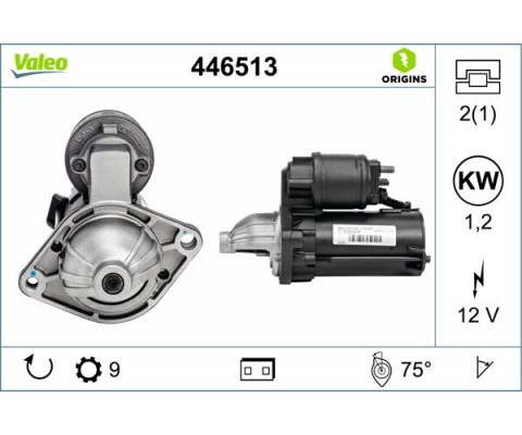 MARŞ MOTORU 12V 9DİŞ 1.3KW ASTRA J-CHEVROLET AVEO 1.3D 11