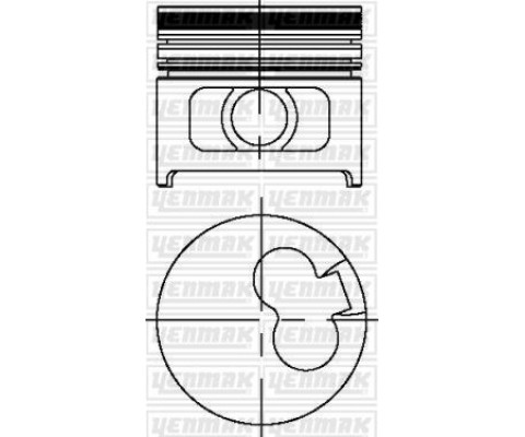 MOTOR PİSTON SEGMAN STD X17D ASTRA F-VECTRA A-COMBO B 82.5mm