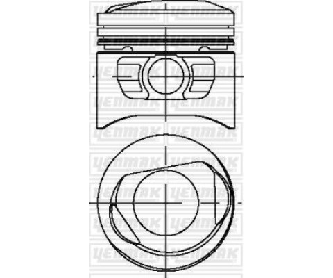 MOTOR PİSTON SEGMAN STD ESCORT-FIESTA XR2-ORION 1.6 CVH 16V 90/95PS 85-92 KARBİRATÖRLÜ 79.97mm