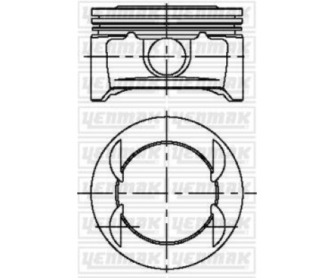 MOTOR PİSTON SEGMAN STD AGILA-ASTRA-CORSA 04 Z 1.2 XEP 73.4