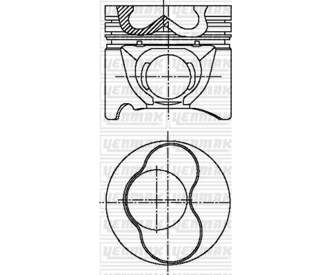 MOTOR PİSTON SEGMAN STD 1-2 PİSTON BORA-CADDY II-GOLF III-IV-PASSAT-POLO-A3-A4 1.9TDI 79.51mm