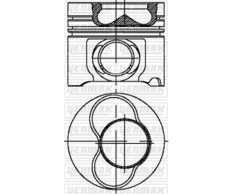 MOTOR PİSTON SEGMAN STD 5 SİL.MOT.1-2 PİSTON TRANSPORTER T5-TOUAREG 03 2.5TDI AX./BAC-BL 81mm