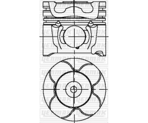 MOTOR PİSTON SEGMAN STD CITROEN PEUGEOT FORD 1.6 HDI 75.00 mm VOLVO MINI FIAT SUZUKI