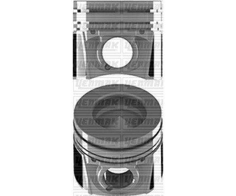 PISTON SEGMAN STD 7370MM FORD FIESTA 14TDCI 09 15 EURO5 MOTOR P207 P208 P2008 P206 T3E DS3 C3 III DV4C 14HDI 8V