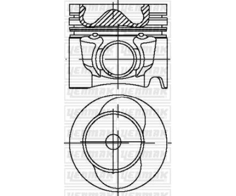 MOTOR PİSTON SEGMAN STD LT35 TDI-VOLT 2.5 TDI