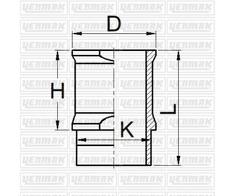 x MOTOR GÖMLEĞİ P104-P106-P204-P205 XW 3 S-WV 7-TU 1 M/Z-TU 1 K 1.1 TU1M 72.00 ÇAP STD