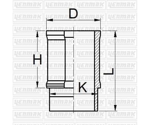 MOTOR GÖMLEĞİ R19 1400 E6J-E7J 75.80 ÇAP STD