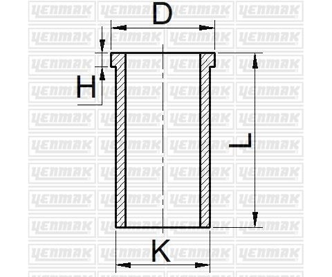 MOTOR GÖMLEĞİ 0.50 M131 1.300 76mm