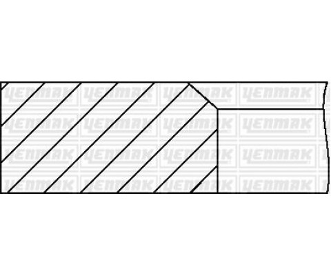 SEGMAN STD 86 MM MAZDA E2200 YM 99- ADET