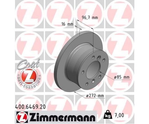 FREN DISKI ARKA MERCEDES SPRINTER B901 B904 . VW LT 28-35-46 TEK TEKER