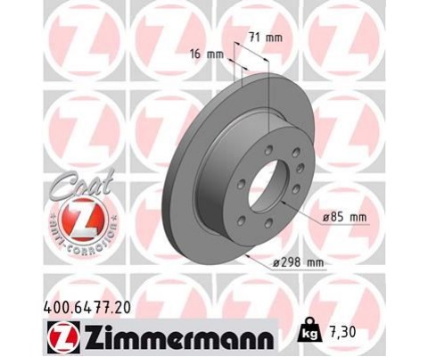 FREN DISKI ARKA MERCEDES SPRINTER B906 B907 B910 . VW CRAFTER 30-35-50