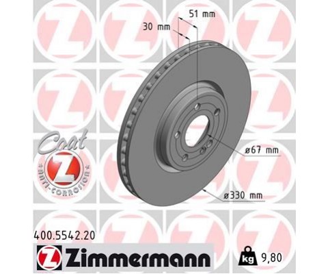 FREN DISKI ON MERCEDES W177 V177 W247 C118 X118 H247 X247