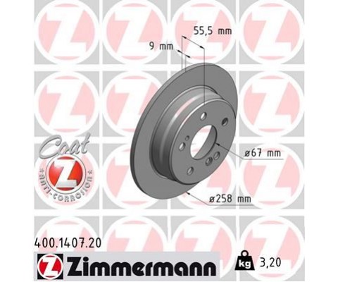 FREN DISKI ARKA MERCEDES W201 W202 W124 C124