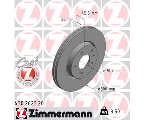 ÖN FREN AYNASI INSIGNIA B 16 INÇ 18 ASTRA J 09 ZAFIRA C 11 CRUZE 09 300x26x5DLxHAVALI 13502051