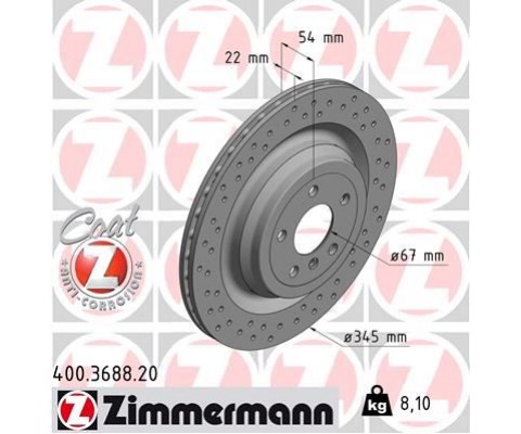 FREN DISKI ARKA 4-matic MERCEDES W166 X166