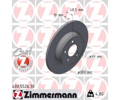 FREN DISKI ARKA MERCEDES C-CLASS W205 S205 C205 A205