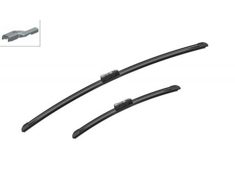 ÖN SİLECEK SÜPÜRGESİ 650/380MM MUZ TİPİ PARTNER TEPE - BERLINGO 08 GRANDE PUNTO -LINEA 08 FIESTA VI 08 CORSA D 06 CORSA E 14 AVEO 11 MITO 09 AEROTWİN SİLECEK SETİ - 650/380 MM A 432 S