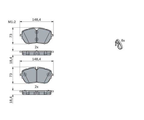 ÖN FREN BALATASI 330 mm ASTRA L 21 GRANDLAND 17 C5 AIRCROSS 18 308 14 3008 19 508 18 DS4 21 DS7 19 DS9 20