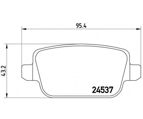 ARKA FREN BALATASI MONDEO IV CA2 07 14 S-MAX 09 06 S-MAX 09 KUGA I 08 12 GALAXY III 06 VOLVO S80 II 06 S80 07 V70 06 V70 07 XC70 06 FREELANDER 2 2.2