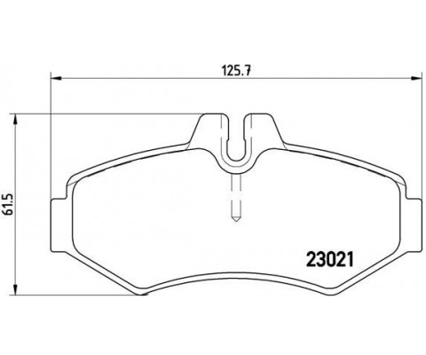 FREN BALATASI ARKA MERCEDES W463 B901 B904 . VW LT 28-35-46