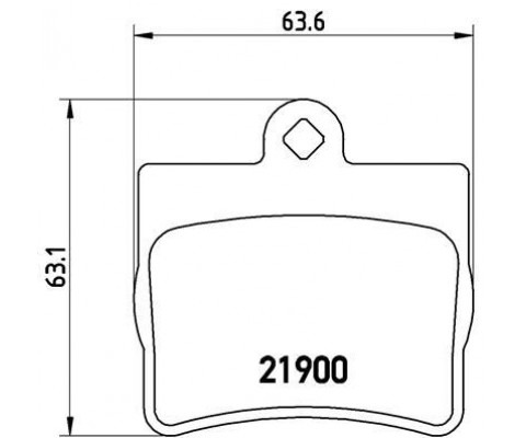 FREN BALATASI ARKA MERCEDES C-CLASS W202 94 00