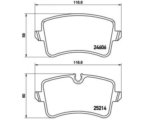 ARKA BALATA AUDI A4 R84 12 A5 13 A6 11 A7 14 Q5 12 2.0TDİ 3.0TDİ PORSCHE MACAN 14 0986TB3177