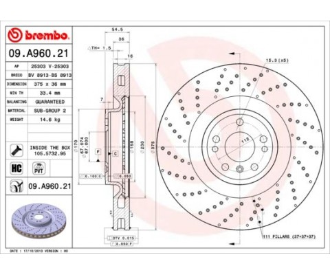 FREN DISKI ON 4-matic MERCEDES W166 X166 C292