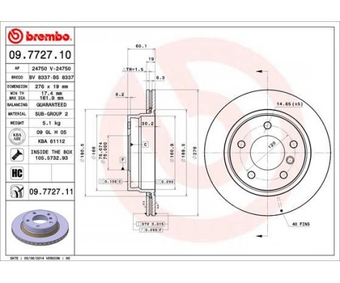 FREN DISKI ARKA HAVALI KAPLAMALI BMW E46 316/318/320/d-E36-3.23-3.28