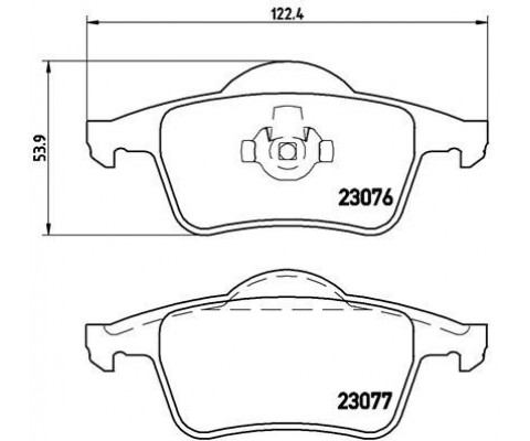 ARKA BALATA VOLVO S60 2000-2010 S80 1998-2006 V70 97-07 XC70 97-07 S70 97-00