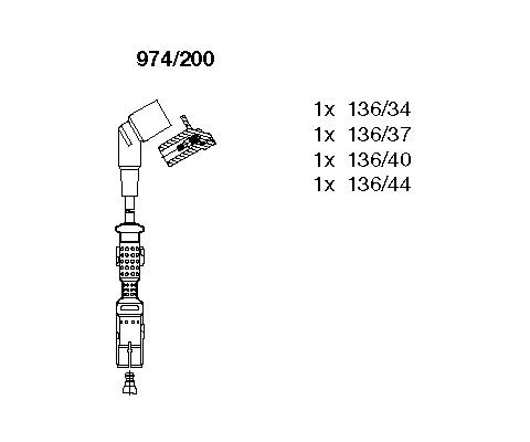 BUJİ KABLOSU TAKIM E46 M43