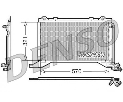 KLIMA RADYATORU MERCEDES E-CLASS W210 97 02