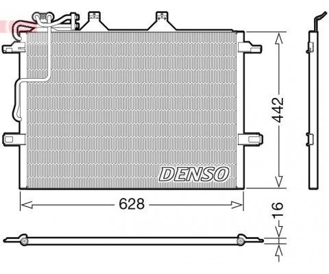 KLIMA RADYATORU MERCEDES W211 S211 C219