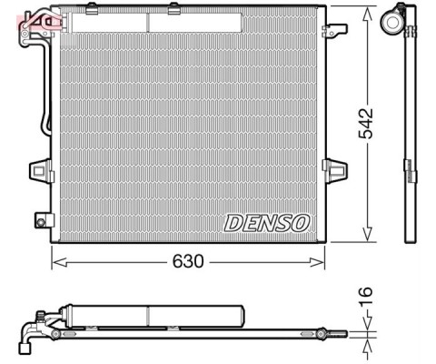 KLIMA RADYATORU MERCEDES W164 X164 W251