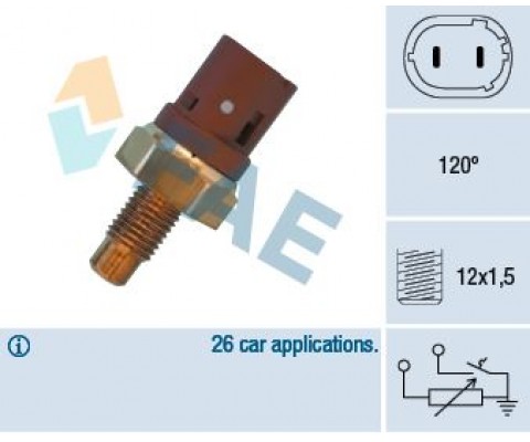 HARARET MÜŞÜRÜ LAGUNA 2.0 95-01 N7Q-VOLVO S40 90-03 2 FİŞLİ