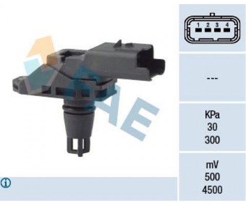 HAVA SICAKLIK MAP SENSÖRÜ 207-208-301-308-407-508-3008-5008-PARTNER EXPERT-C3 II-C4 II-C5 III-DS3 DS4-DS5-JUMPY-BERLINGI-CONNECT 13 COURIER 14 FIESTA 11 FOCUS III CMAX 11 FORD KA-FIAT SCUDO