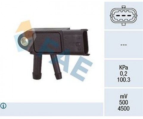 DPF SENSOR VOLVO C30 10 15 C70 10 13 S40 II 10 12 S60 II 10 14 S80 II 10 V50 10 12