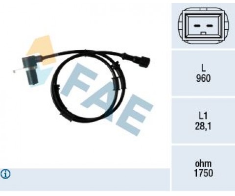 ON ABS SENSORU VOLVO S40 I 644 1.6 99 04 V40 645 95 04