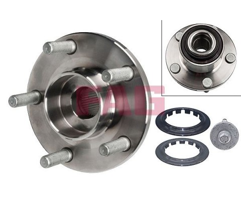 ÖN TEKER PORYASI VOLVO C30-S40 II 06-12 V50 04-10 ABS Lİ 5 BİJON Dış çap 131.3mm / Dış çap1 78mm / Genişlik 82.1mm