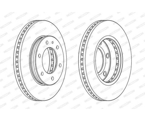 ON FREN DISKI FORD RANGER TKE 2.2-3.2 11 MAZDA BT 50 2.2TDCI 12 /