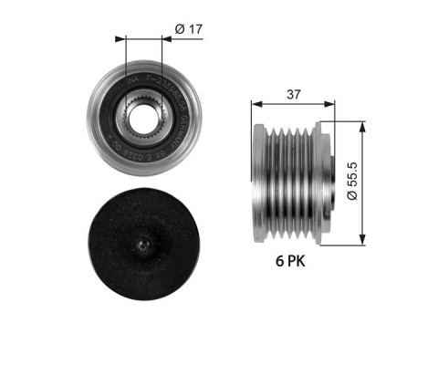 ALTERNATOR KASNAGI MERCEDES W203 CL203 C209 W204 W211 W220