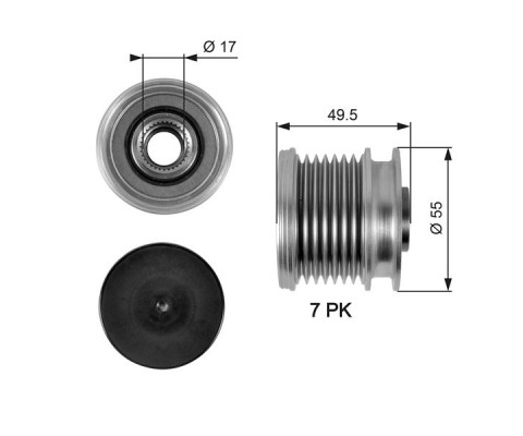 ALTERNATOR KASNAGI MERCEDES W203 W204 W205 C238 W211 W212 C207 W463 W166 C218 C253 W639 B906 B907