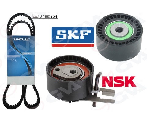 EKSANTRİK GERGİ KİTİ P206-P207-P307-P308-P407-P3008-EXPERT-PARTNER-BERLINGO-JUMPY-C2-C3-C4-C5- XSARA-FOCUS II-FIESTA V-VI VOLVO S40-C30-V50-FIAT SCUDO EURO4 1.6 HDI-TDCİ