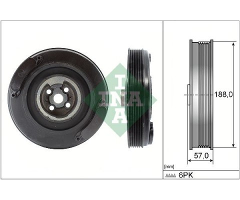 KRANK KASNAĞI TRANSPORTER T4-VOLT LT35 2.4D-2.5 TDI-CRAFTER 2.5 TDI ANJ-APA-AAT-AAB-AGX