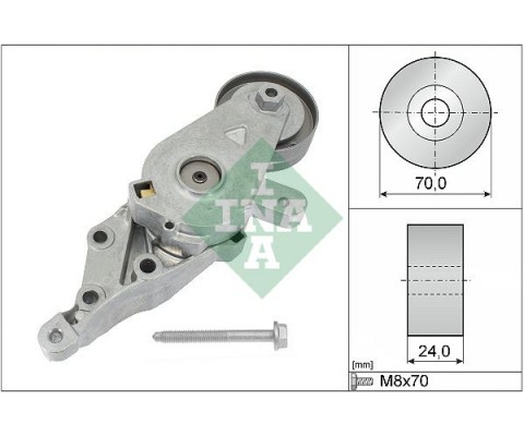 ALTERNATÖR GERGİ RULMANI KÜTÜKLÜ A3 1.9 TDI 96-01 BORA 1.9 TDI 98-05 70x24mm