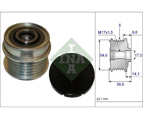 ALTERNATÖR KASNAĞI RULMANLI BRAVO-DOBLO-LINEA-PUNTO-500-500C-L-X-COMBO-GIULIETTA-MITO 1.4