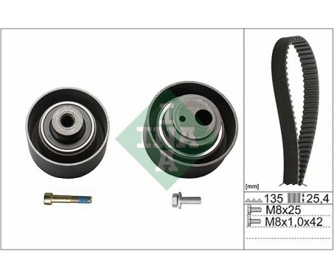 EKSANTRİK GERGİ KİTİ 134x254 P106 II 1.6 96- TU5J4 -SAXO 1.6 96-03 TU5JP4 K015458XS