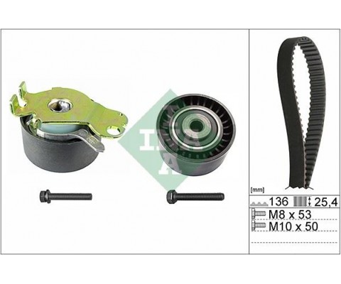 EKSANTRİK GERGİ KİTİ P306-P406-XANTIA-XSARA-ZX 1.8 16V XU7J