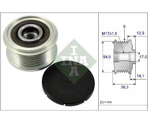 ALTERNATÖR KASNAĞI 6 KANAL 208 2008 308 T9 301 C3 III C3 PICASSO C4 II DS4 C4 CACTUS C-ELYSEE DS3 EB2